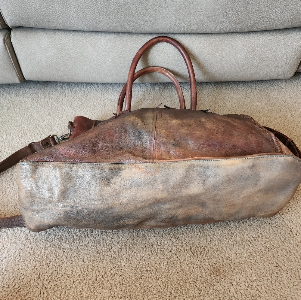 Bed Stu Brown Leather Bag - Picture 5 of 12